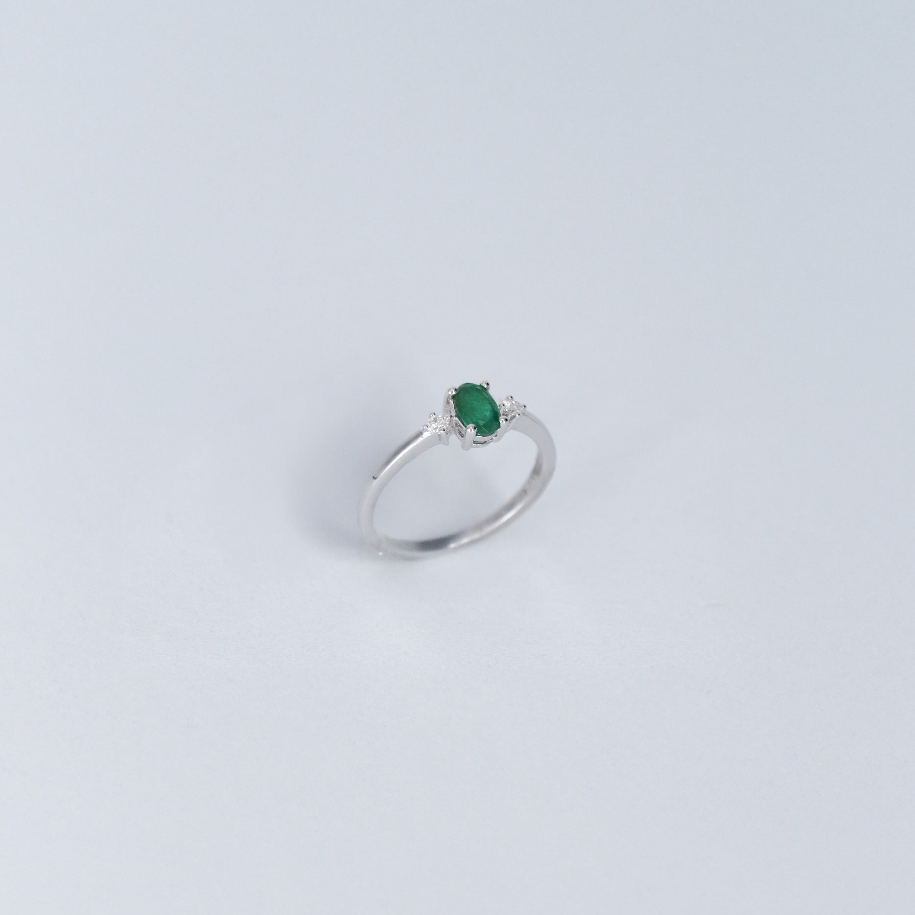 ANILLO MODA DIAMANTE .06ct/.35ct ESME OVAL ORO AMA 14K