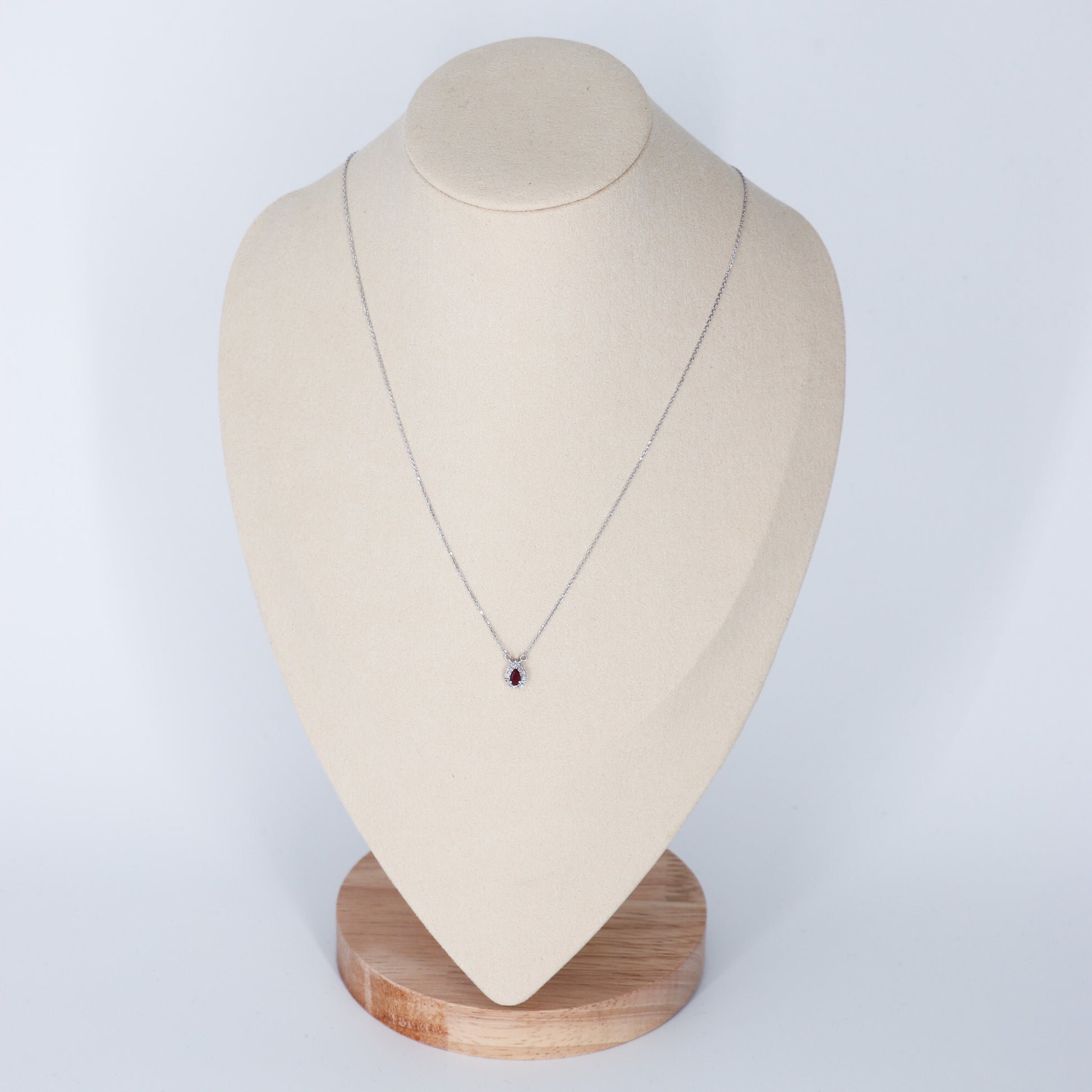 DIJE 14K. SI ORO BLANCO DIAMANTE 0.09 CT, .30CT RUBI 5X3 mm 0mm, 0gr