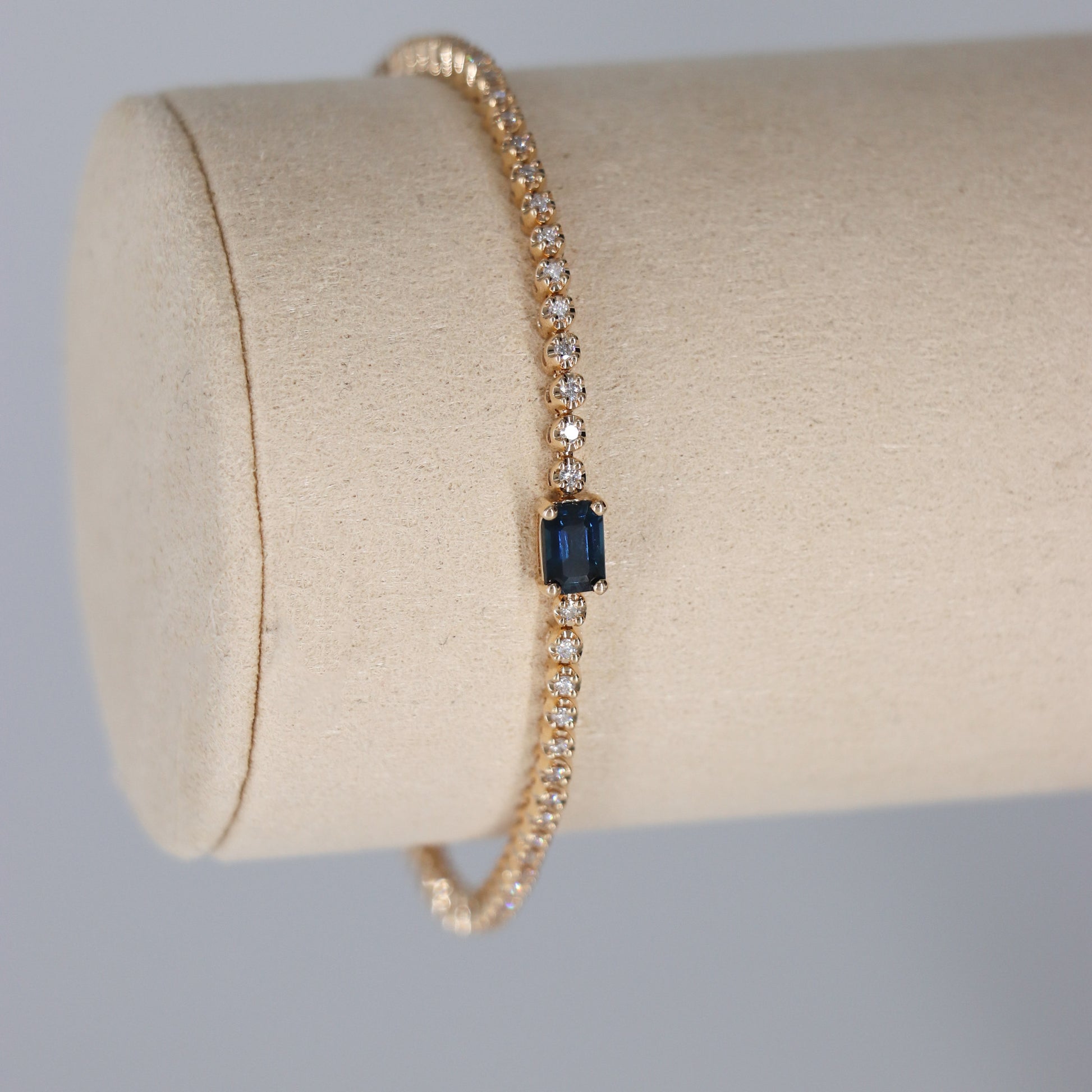 TENIS BRACELET DIAMANTES .75ct/.75ct ESME ORO AMA 14K